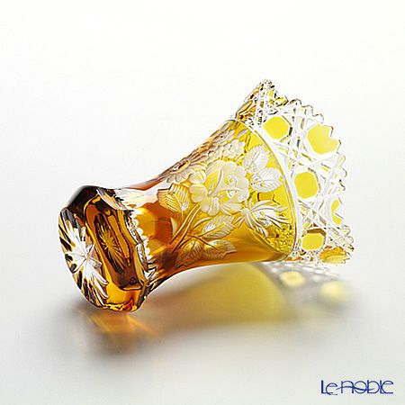 マイセン（Meissen） マイセンクリスタル 花瓶（アンバー） 13cm MFO／1320／13AB