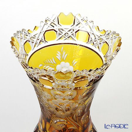 マイセン（Meissen） マイセンクリスタル 花瓶（アンバー） 13cm MFO／1320／13AB