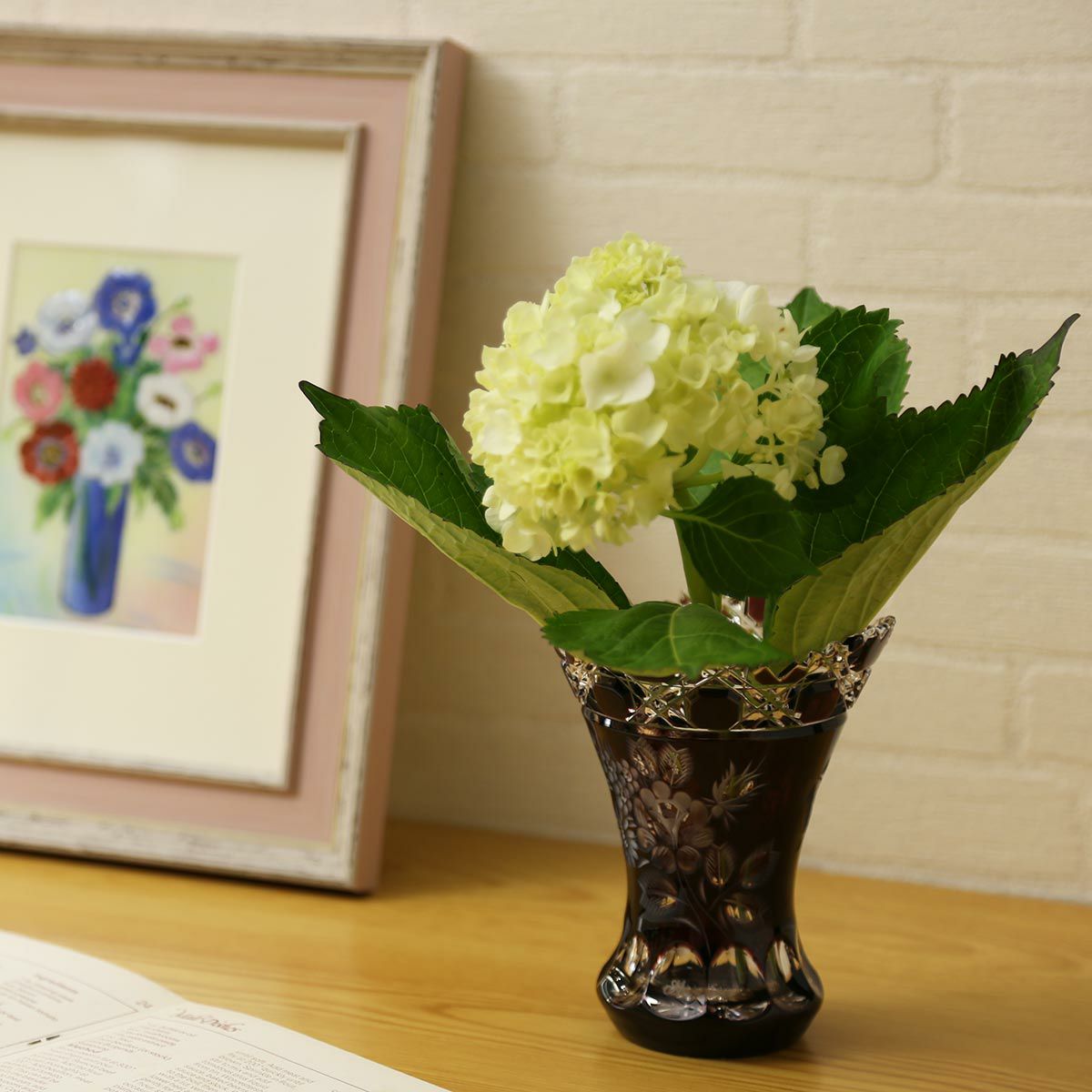 マイセン（Meissen） マイセンクリスタル 花瓶（ライラック） 13cm MFO／1320／13L