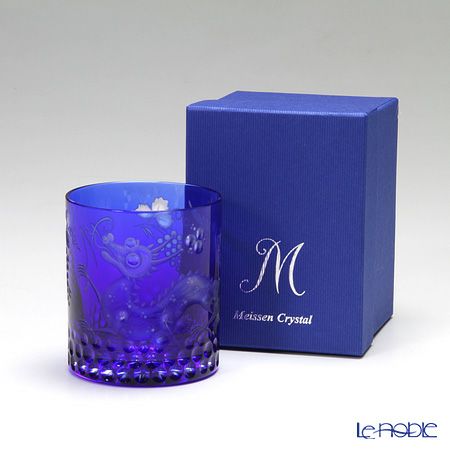 マイセン（Meissen） マイセンクリスタル ドラゴン 3263／9B オールドファッション 9.4cm（ブルー）