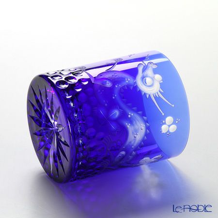 マイセン（Meissen） マイセンクリスタル ドラゴン 3263／9B オールドファッション 9.4cm（ブルー）