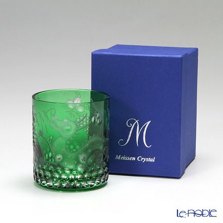 マイセン（Meissen） マイセンクリスタル ドラゴン 3263／9G オールドファッション 9.4cm（グリーン）