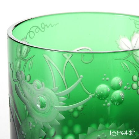 マイセン（Meissen） マイセンクリスタル ドラゴン 3263／9G オールドファッション 9.4cm（グリーン）