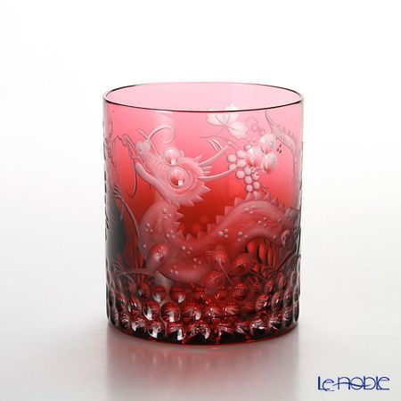 マイセン（Meissen） マイセンクリスタル ドラゴン 3263／9R オールドファッション 9.4cm（レッド）
