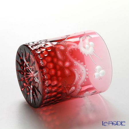 マイセン（Meissen） マイセンクリスタル ドラゴン 3263／9R オールドファッション 9.4cm（レッド）