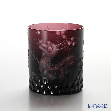 マイセン（Meissen） マイセンクリスタル ドラゴン 3263／9L オールドファッション 9.4cm（ライラック）