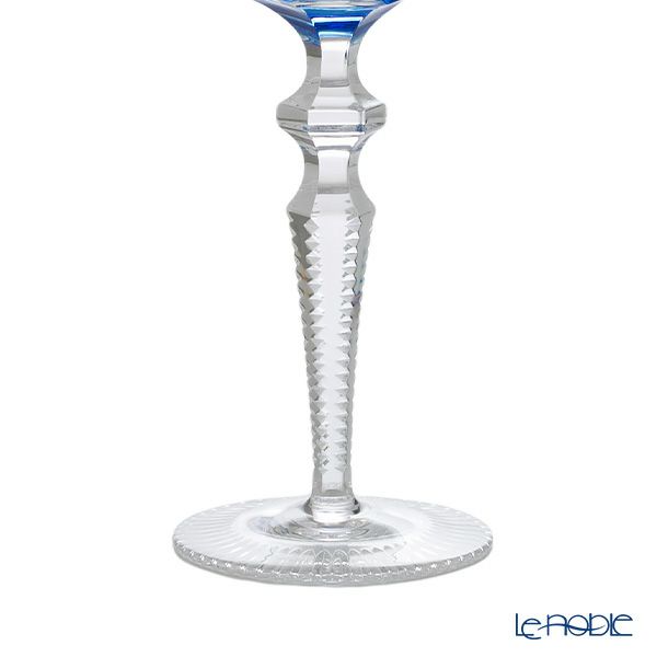 マイセン（Meissen） マイセンクリスタル ロンドンフラワー ワイングラス ライトブルー 20.9cm MFO／3517