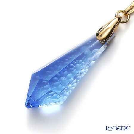 マイセン（Meissen） マイセンクリスタル ペンダントトップ フラワー（コーン型） ブルー