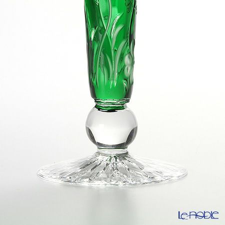 マイセン（Meissen） マイセンクリスタル クローバー 一輪挿し 23cm（グリーン） 1024／23G