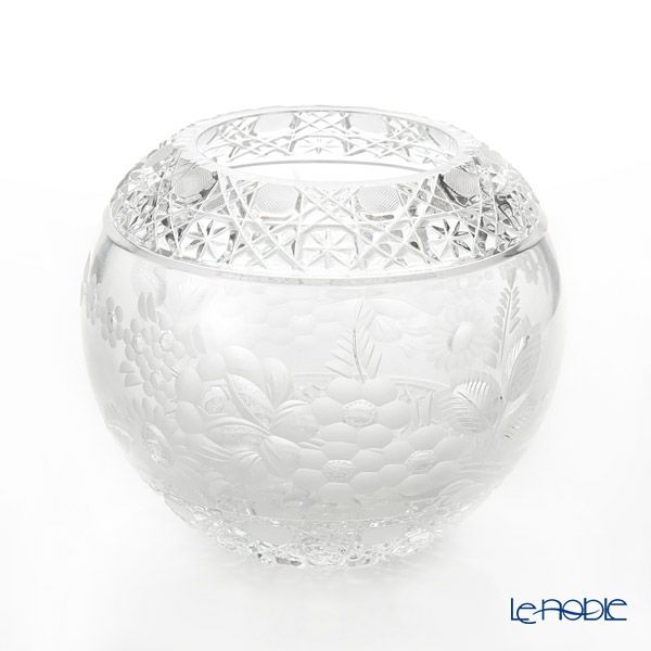 マイセン（Meissen） マイセンクリスタル MFO／140／16 花瓶ラウンド（クリア） 16cm