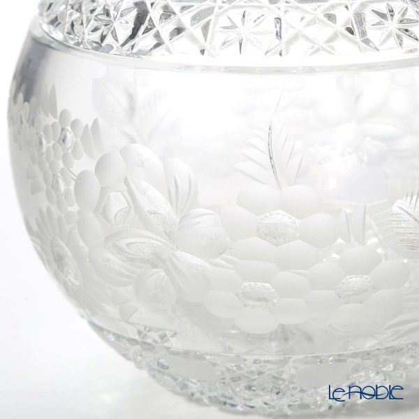 マイセン（Meissen） マイセンクリスタル MFO／140／16 花瓶ラウンド（クリア） 16cm