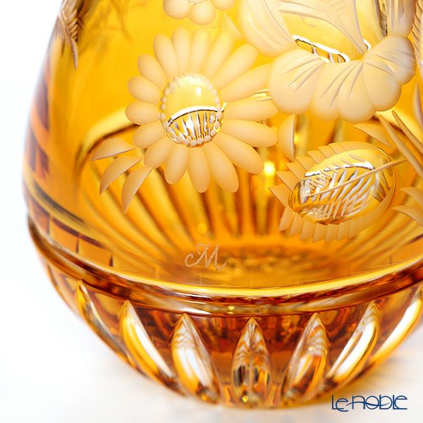 マイセン（Meissen） マイセンクリスタル MFO1420／16AB 花瓶（アンバー） 16cm