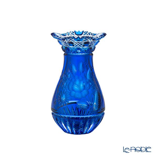 マイセン（Meissen） マイセンクリスタル 花瓶 ライトブルー 16cm MFO1420／16