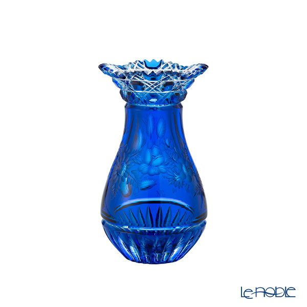 マイセン（Meissen） マイセンクリスタル 花瓶 ライトブルー 16cm MFO1420／16