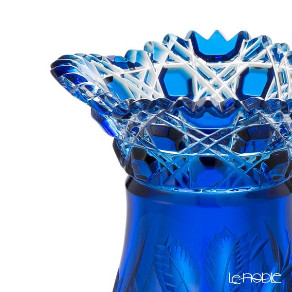 マイセン（Meissen） マイセンクリスタル 花瓶 ライトブルー 16cm MFO1420／16