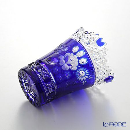 マイセン（Meissen） マイセンクリスタル 花瓶（ブルー） 10cm MFO／205／10B