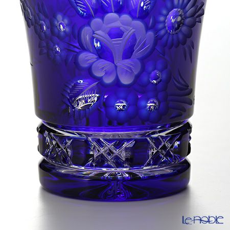 マイセン（Meissen） マイセンクリスタル 花瓶（ブルー） 10cm MFO／205／10B