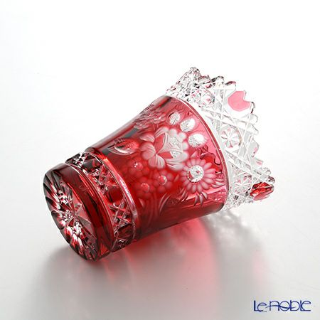 マイセン（Meissen） マイセンクリスタル 花瓶（レッド） 10cm MFO／205／10R