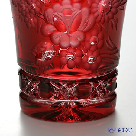 マイセン（Meissen） マイセンクリスタル 花瓶（レッド） 10cm MFO／205／10R