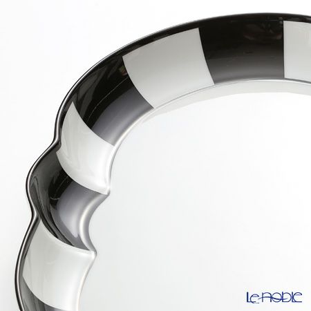 アウガルテン（AUGARTEN） メロン ブラック＆ホワイト（7027） デジュネトレイ 36×32cm（050）