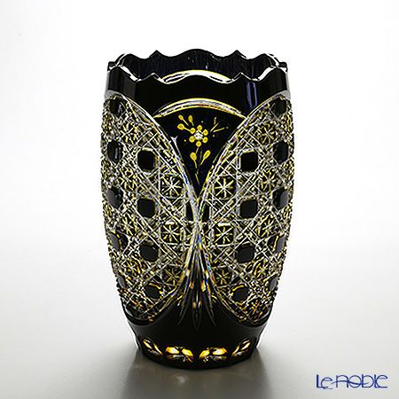 マイセン（Meissen） マイセンクリスタル 花瓶 3層被せ 26cm D／F2／26be