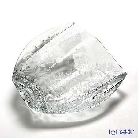 マイセン（Meissen） マイセンクリスタル 花瓶 フィッシュ（クリア） 18cm 89399／18