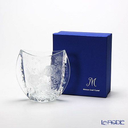 マイセン（Meissen） マイセンクリスタル 花瓶 フィッシュ（クリア） 18cm 89399／18