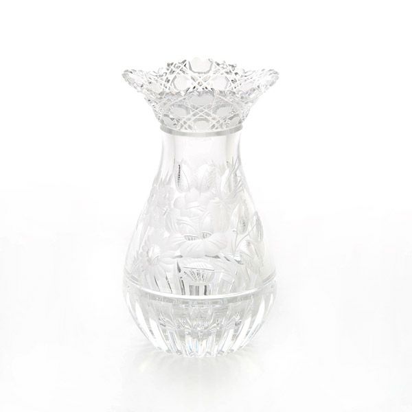 マイセン（Meissen） マイセンクリスタル MFO1420／16 花瓶（クリア） 16cm