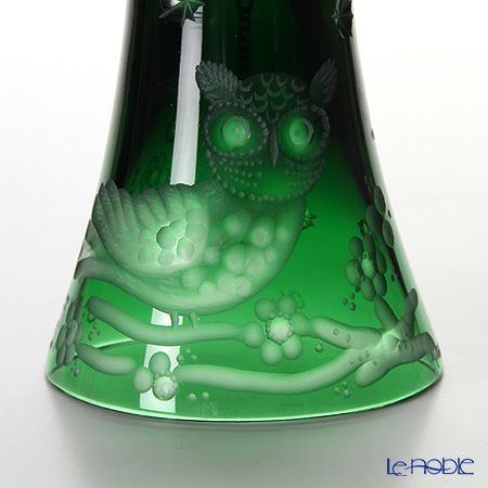 マイセン（Meissen） マイセンクリスタル ディナーベル フクロウ（グリーン） 11cm OWL／17037／115G