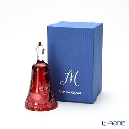 マイセン（Meissen） マイセンクリスタル ディナーベル フクロウ（レッド） 11cm OWL／17037／115R