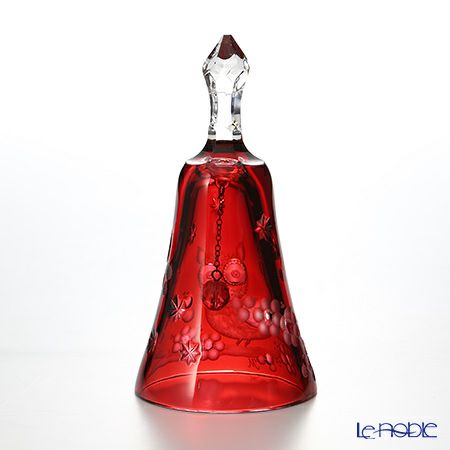 マイセン（Meissen） マイセンクリスタル ディナーベル フクロウ（レッド） 11cm OWL／17037／115R