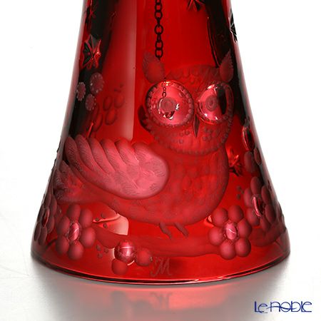 マイセン（Meissen） マイセンクリスタル ディナーベル フクロウ（レッド） 11cm OWL／17037／115R