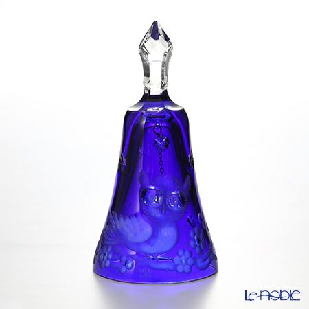 マイセン（Meissen） マイセンクリスタル ディナーベル フクロウ（ブルー） 11cm OWL／17037／115B