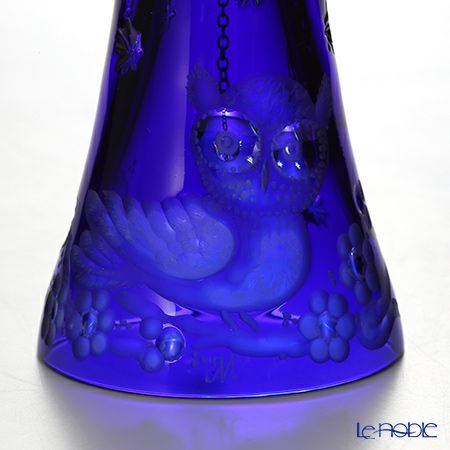 マイセン（Meissen） マイセンクリスタル ディナーベル フクロウ（ブルー） 11cm OWL／17037／115B