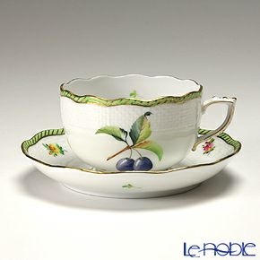 ヘレンド フルーツエスキース EDF-2（プルーン） 00724-0-00／724 ティーカップ＆ソーサー 200ml