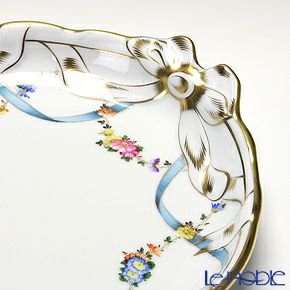 ヘレンド フラワーリボン 20400-0-00 パーティートレイ 38cm