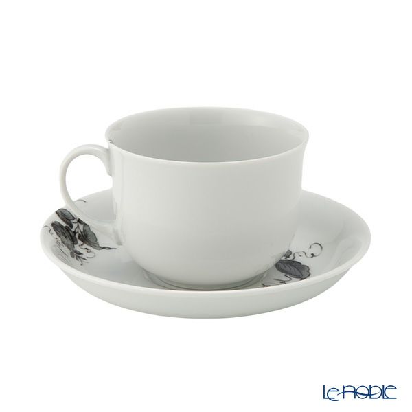 アウガルテン（AUGARTEN） マリアテレジア2.0 グレイ（7798） コーヒーカップ＆ソーサー 200ml（001シューベルトシェイプ）