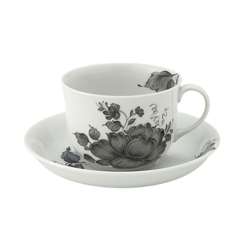 アウガルテン（AUGARTEN） マリアテレジア2.0 グレイ（7798） コーヒーカップ＆ソーサー 200ml（001シューベルトシェイプ）