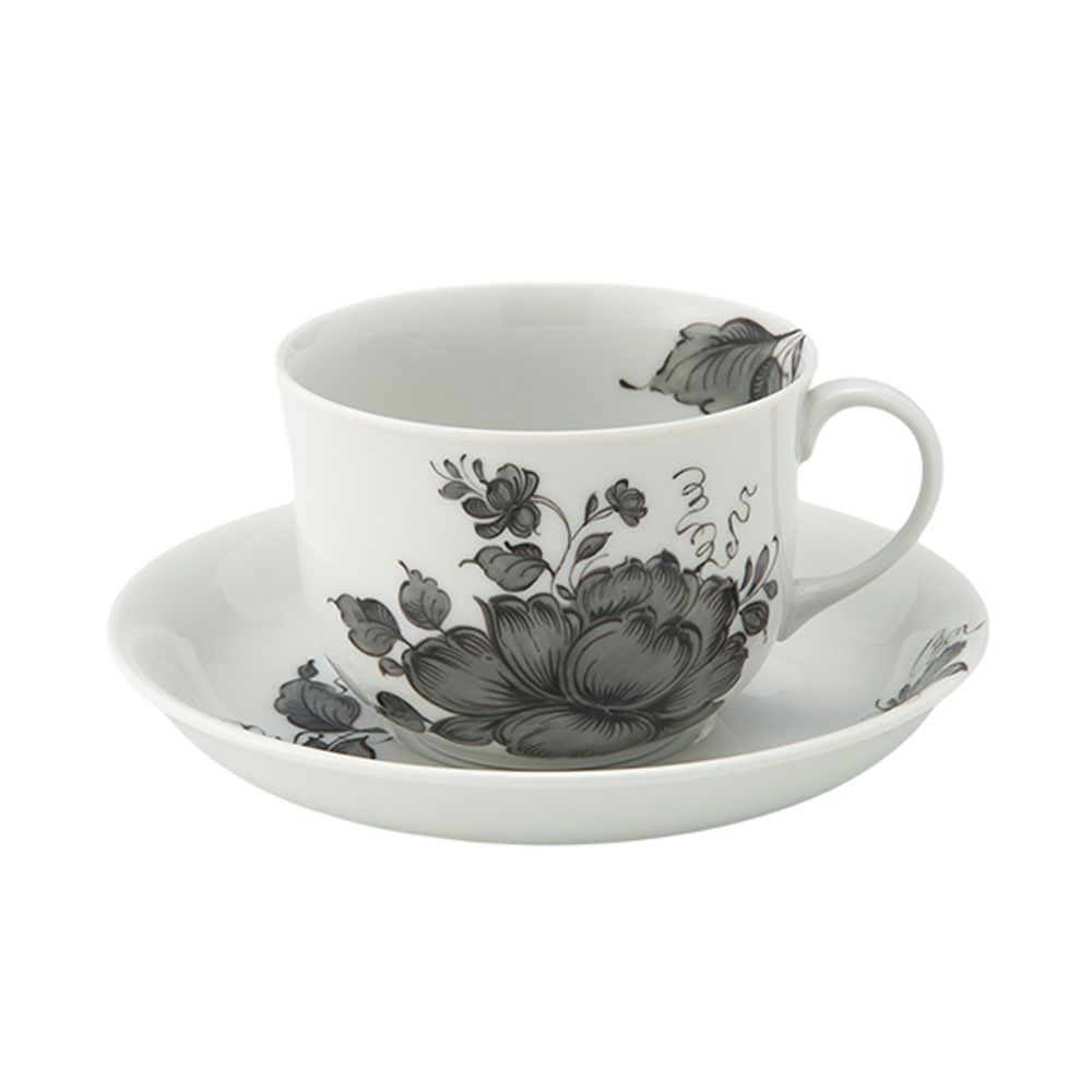 アウガルテン（AUGARTEN） マリアテレジア2.0 グレイ（7798） コーヒーカップ＆ソーサー 200ml（001シューベルトシェイプ）