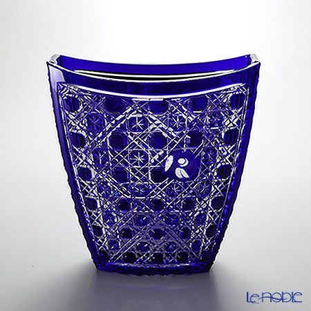 マイセン（Meissen） マイセンクリスタル 花瓶（ブルー） フクロウ 25.5cm OWL／81038／25B