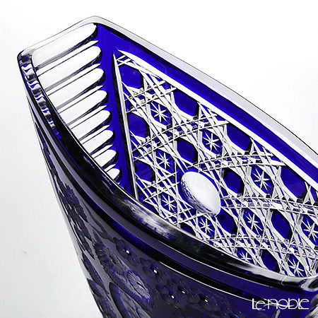 マイセン（Meissen） マイセンクリスタル 花瓶（ブルー） フクロウ 25.5cm OWL／81038／25B