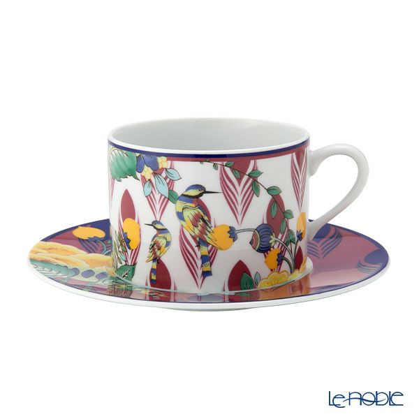 マイセン（Meissen） ミスティックガーデン カプチーノカップ＆ソーサー 79A524／36584