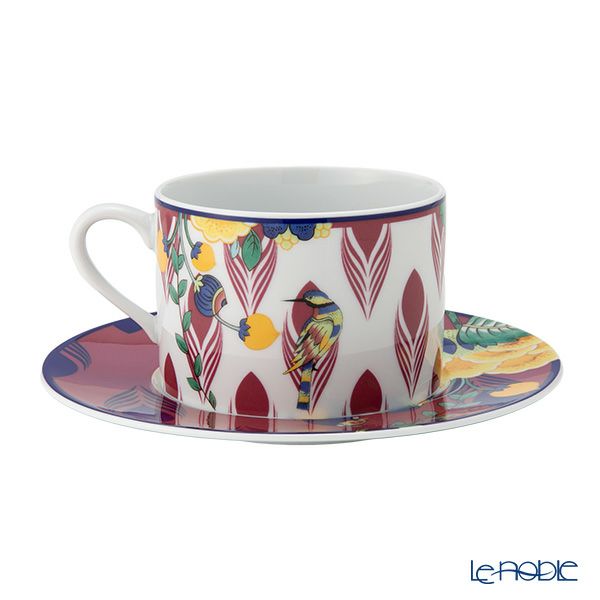 マイセン（Meissen） ミスティックガーデン カプチーノカップ＆ソーサー 79A524／36584