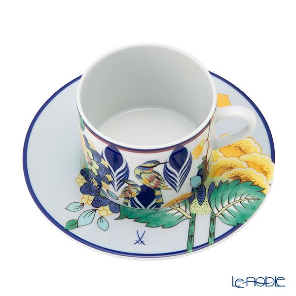 マイセン（Meissen） コラージュ ミスティックガーデン コーヒーカップ＆ソーサー 79A525／36582