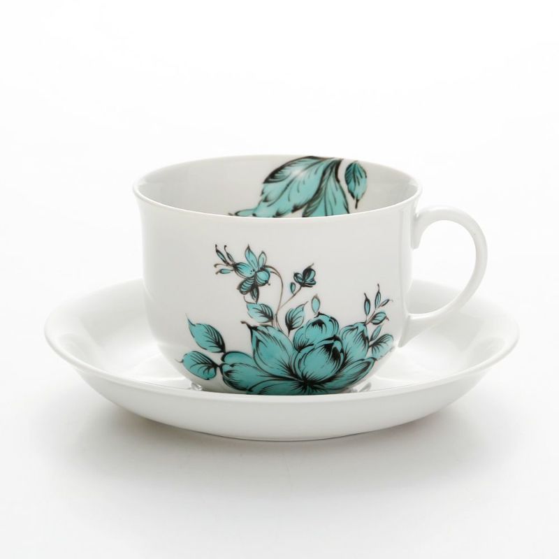 アウガルテン（AUGARTEN） マリアテレジア2.0 ターコイズ（7798） コーヒーカップ＆ソーサー 200ml（001シューベルトシェイプ）
