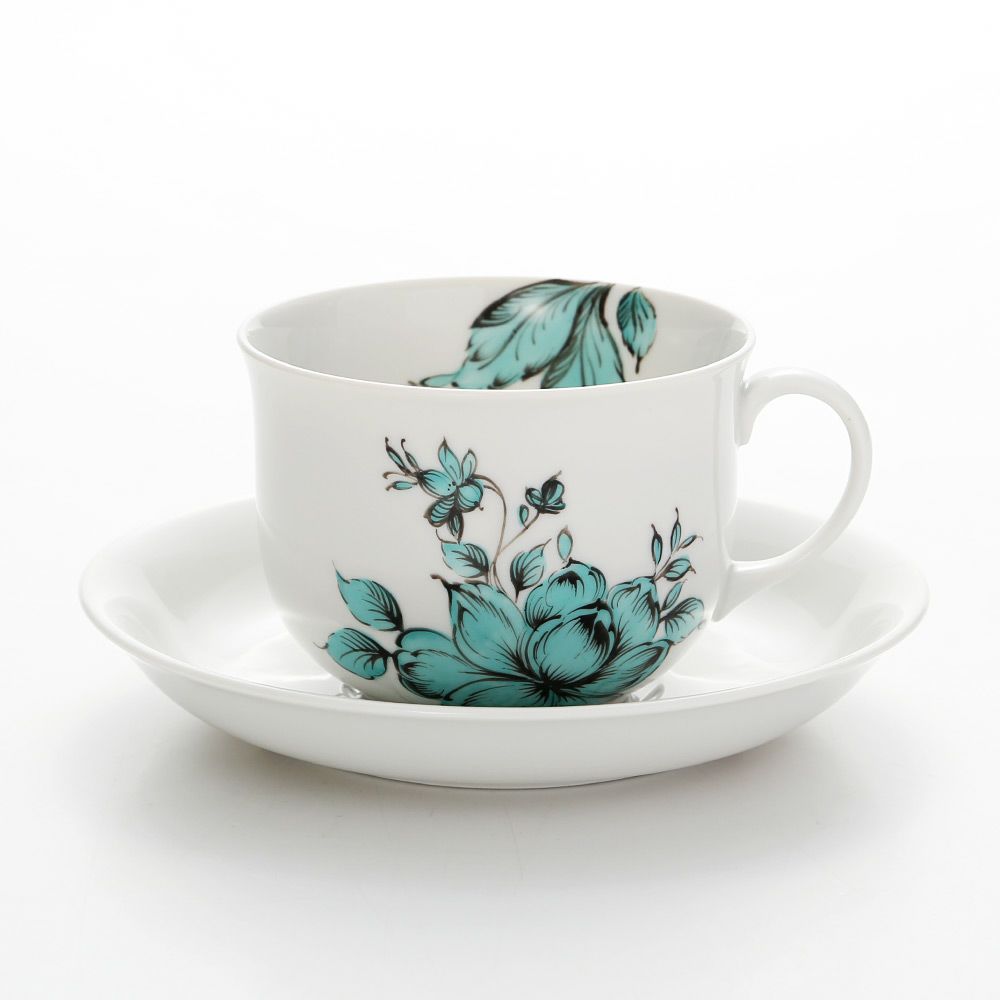 アウガルテン（AUGARTEN） マリアテレジア2.0 ターコイズ（7798） コーヒーカップ＆ソーサー 200ml（001シューベルトシェイプ）