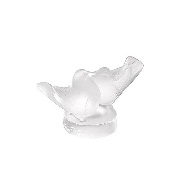 【メーカー取り寄せ商品】ラリック ドゥ コロンブ オブジェ 鳥 4.5cm PM クリア 1060500