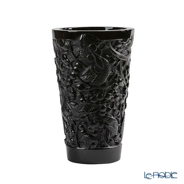 【メーカー取り寄せ商品】ラリック メルル エ レザン ベース 22.2cm MM ブラック 10732300