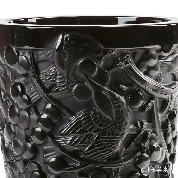 【メーカー取り寄せ商品】ラリック メルル エ レザン ベース 22.2cm MM ブラック 10732300