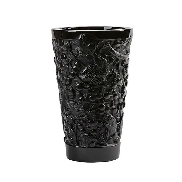 【メーカー取り寄せ商品】ラリック メルル エ レザン ベース 22.2cm MM ブラック 10732300